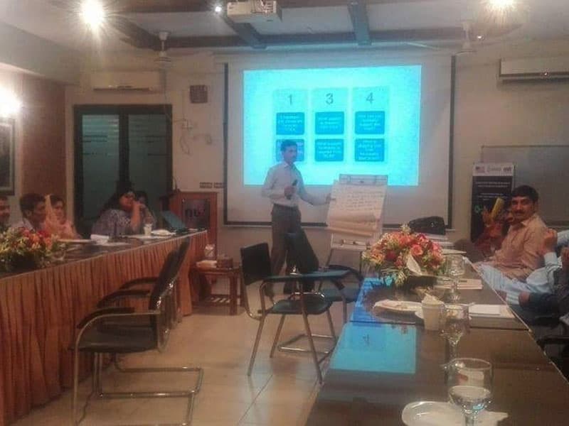 Photo from a Silver Lining fellowship training session